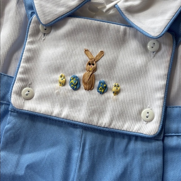 NWOT Strasburg Boys Bunny Romper 12m - Picture 3 of 6